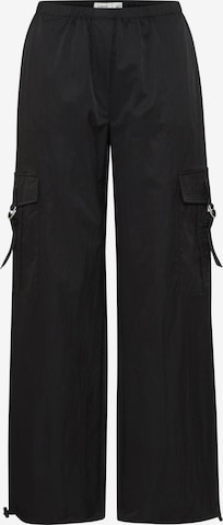 Loosefit Pantalon cargo 'Datine' b.young en noir : devant