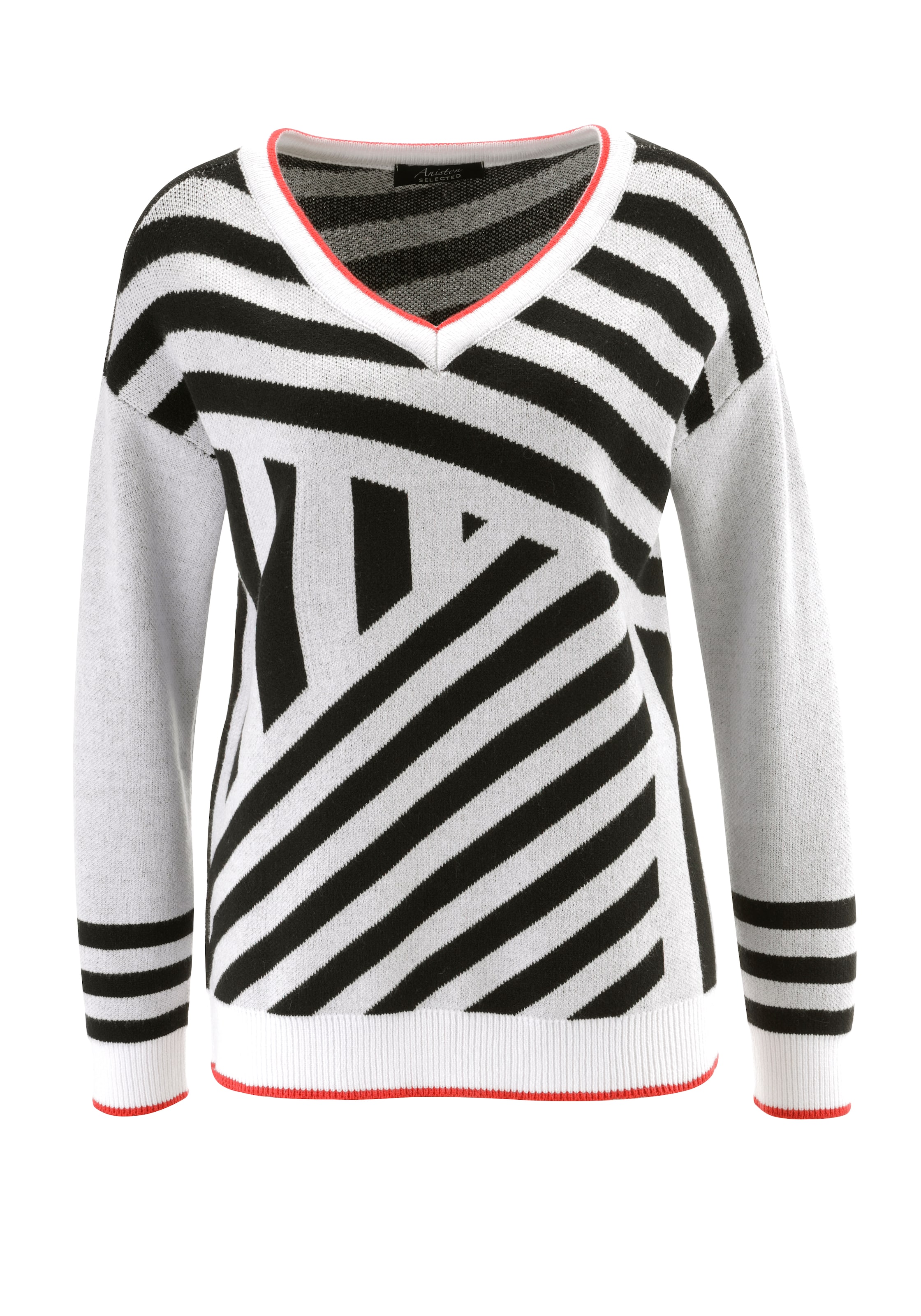 Aniston SELECTED Sweater in White: front
