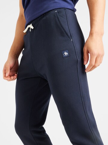 SCOTCH & SODA Tapered Broek 'Essential' in Blauw