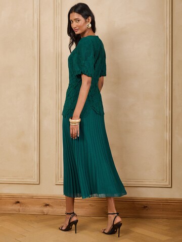 love & roses - Vestido de cocktail em verde