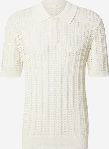 DAN FOX APPARELMajica 'Jean' - bijela boja: prednji dio