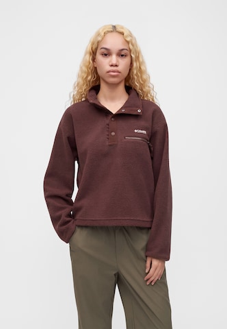 COLUMBIA Sporttrui 'Helvetia II' in Bruin