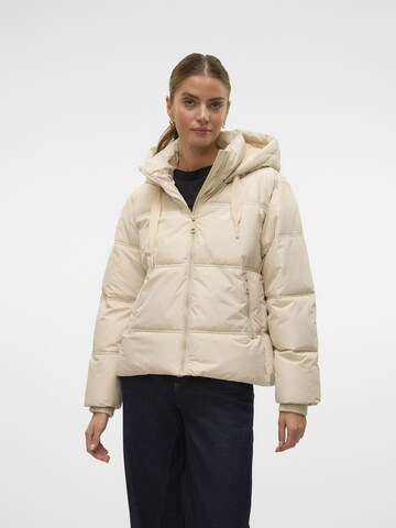 VERO MODA Vinterjakke i beige: forside