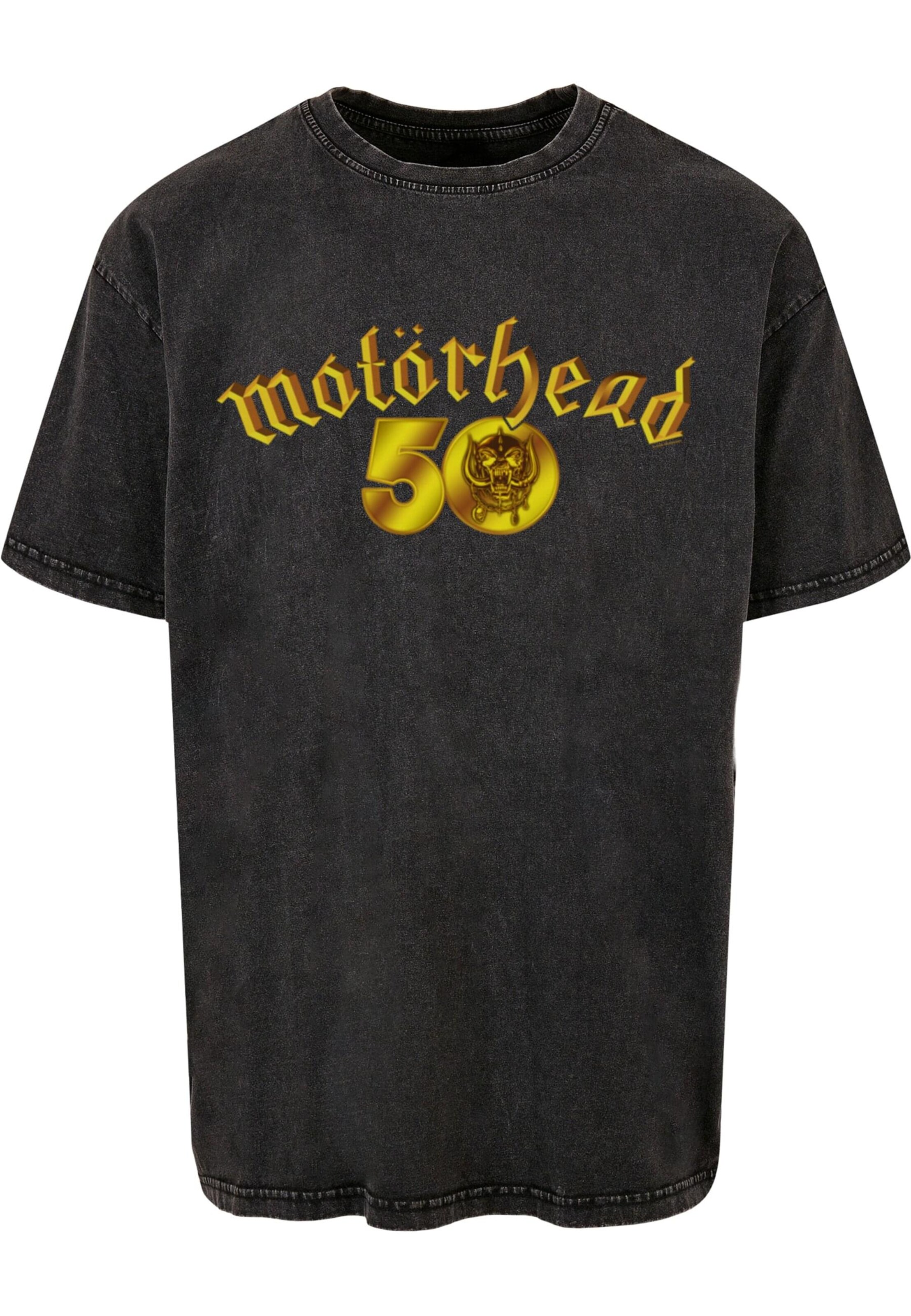 Merchcode Shirt 'Motorhead - 50th Anniversary' in Black: front