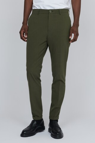 Matinique Slimfit Hose 'Liam' in Grün: Vorderseite
