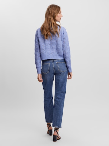 VERO MODA Knit cardigan 'Stinna' in Blue