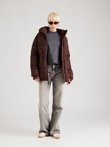 HOLLISTER Winter Jacket 'EMEA +' in Brown