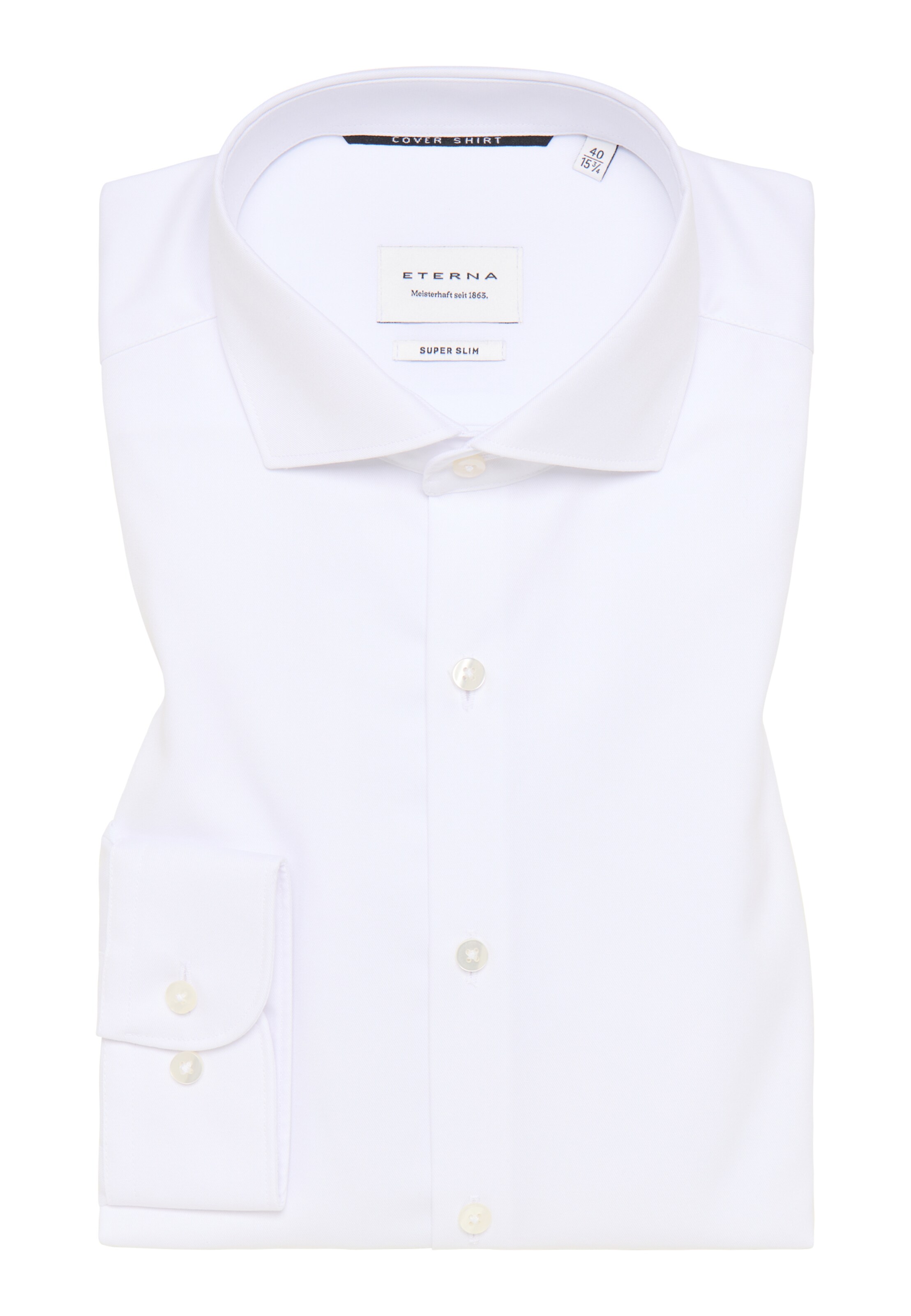 ETERNA Slim fit Overhemd in Wit