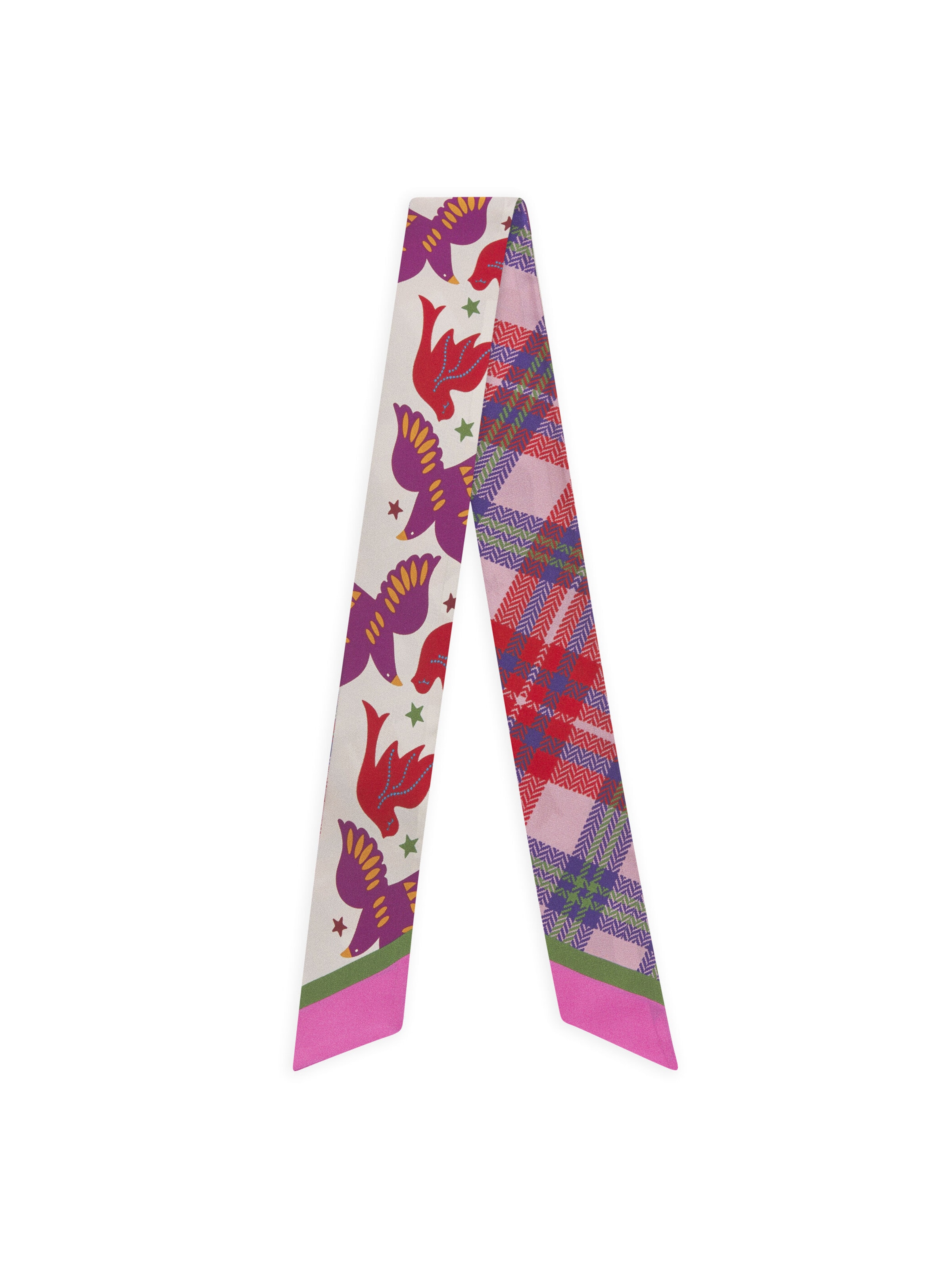 Foulard CODELLO en rose : devant