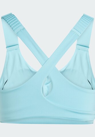 Bustier Soutien-gorge de sport 'FastImpact Luxe' ADIDAS PERFORMANCE en bleu