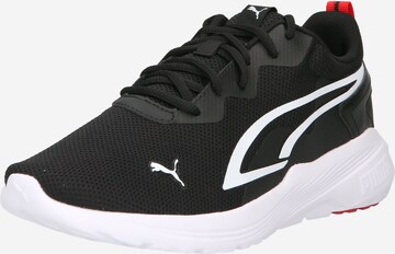 PUMA Athletic Shoes in Black: front