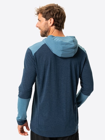 VAUDE Sportsweatshirt 'Qimsa' in Blauw