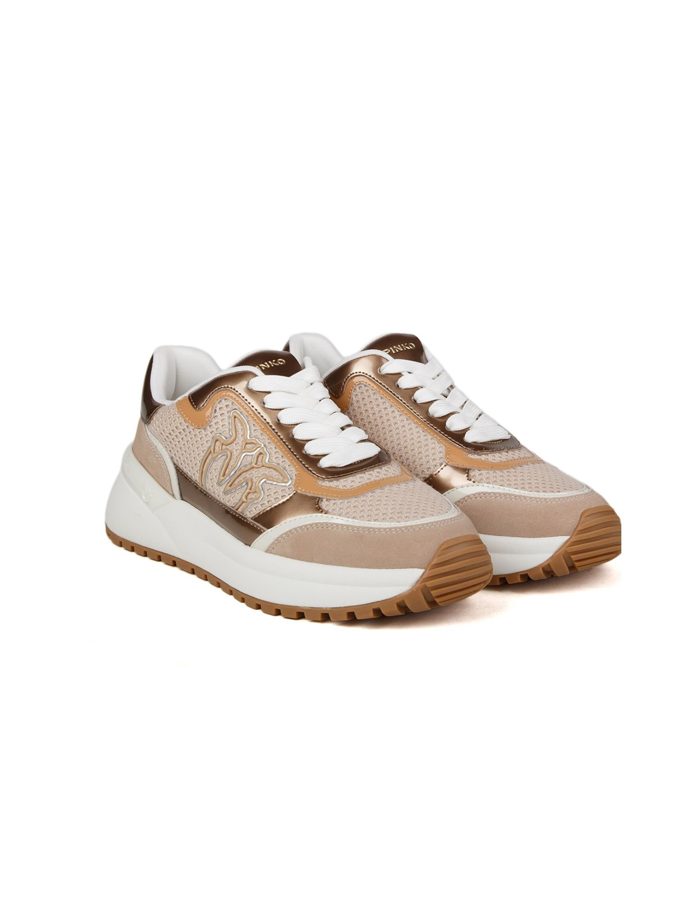 PINKO Platform trainers 'Gem 11' in Pink: front
