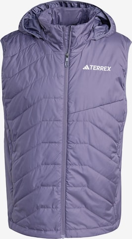 Gilet de sport 'Multi' ADIDAS TERREX en violet : devant