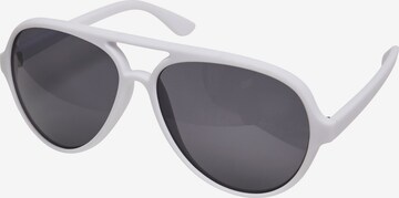 Lunettes de soleil 'March' MSTRDS en blanc : devant