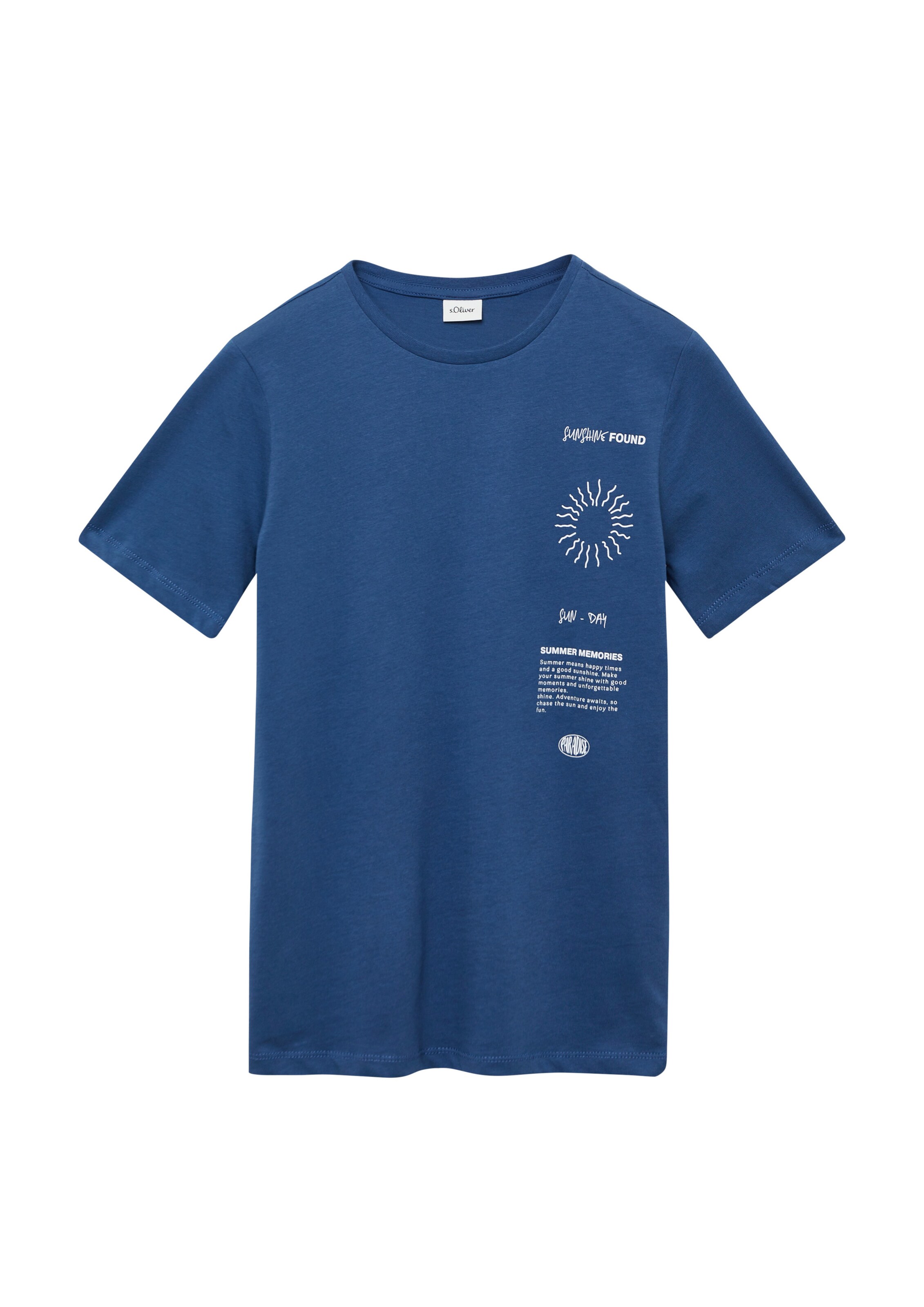 s.Oliver T-Shirt in Blau: Vorderseite