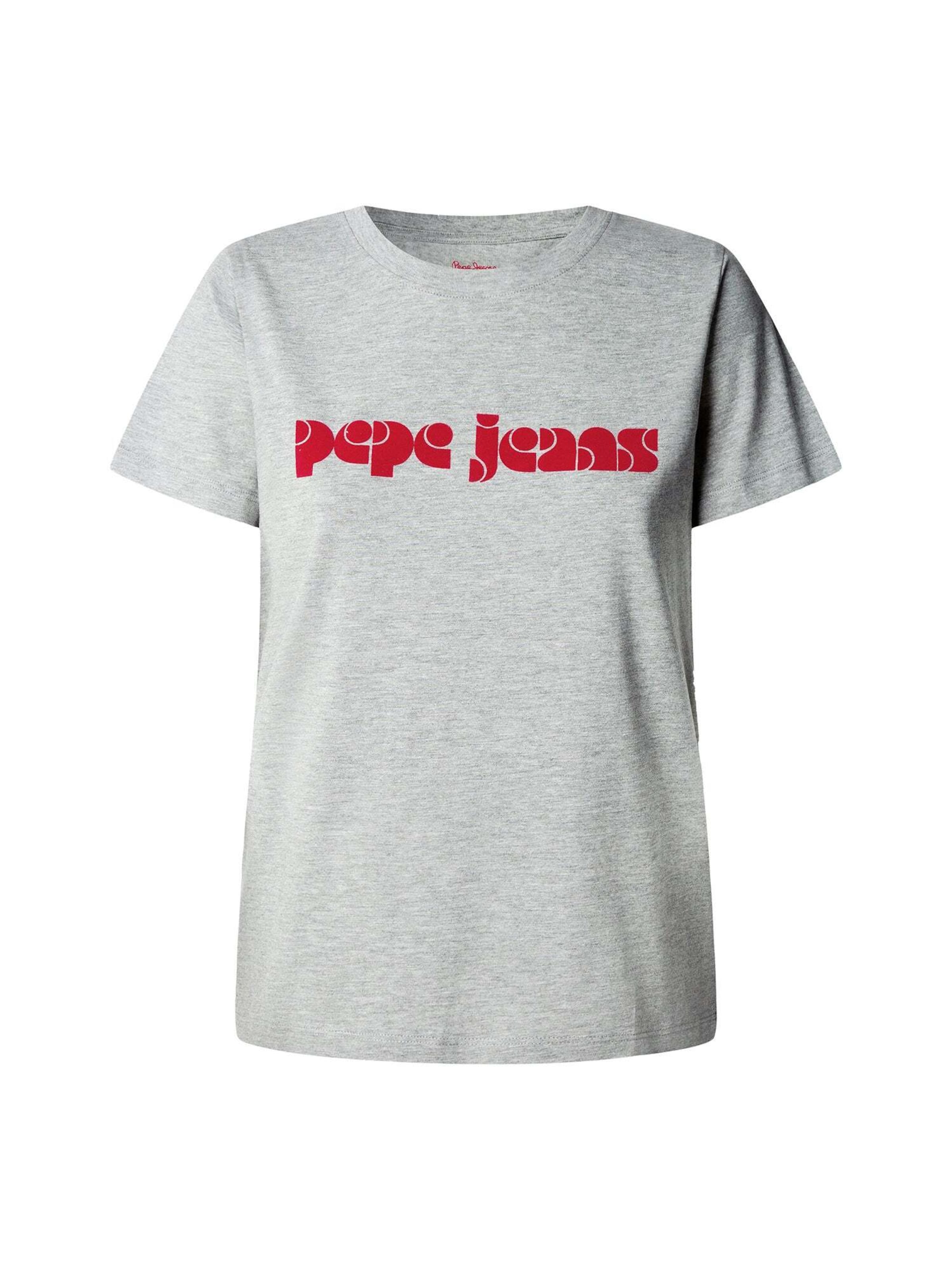 Pepe Jeans Shirt 'Benilda' in Grijs: voorkant