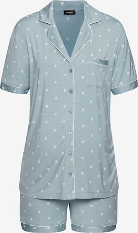 VIVANCE Pyjamashortsit värissä sininen: etupuoli
