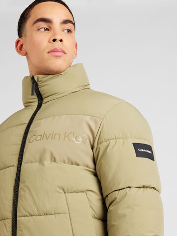 Calvin Klein Winter Jacket in Green