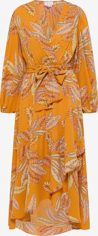 IZIA Obleka 'Hoona' | oranžna barva: sprednja stran