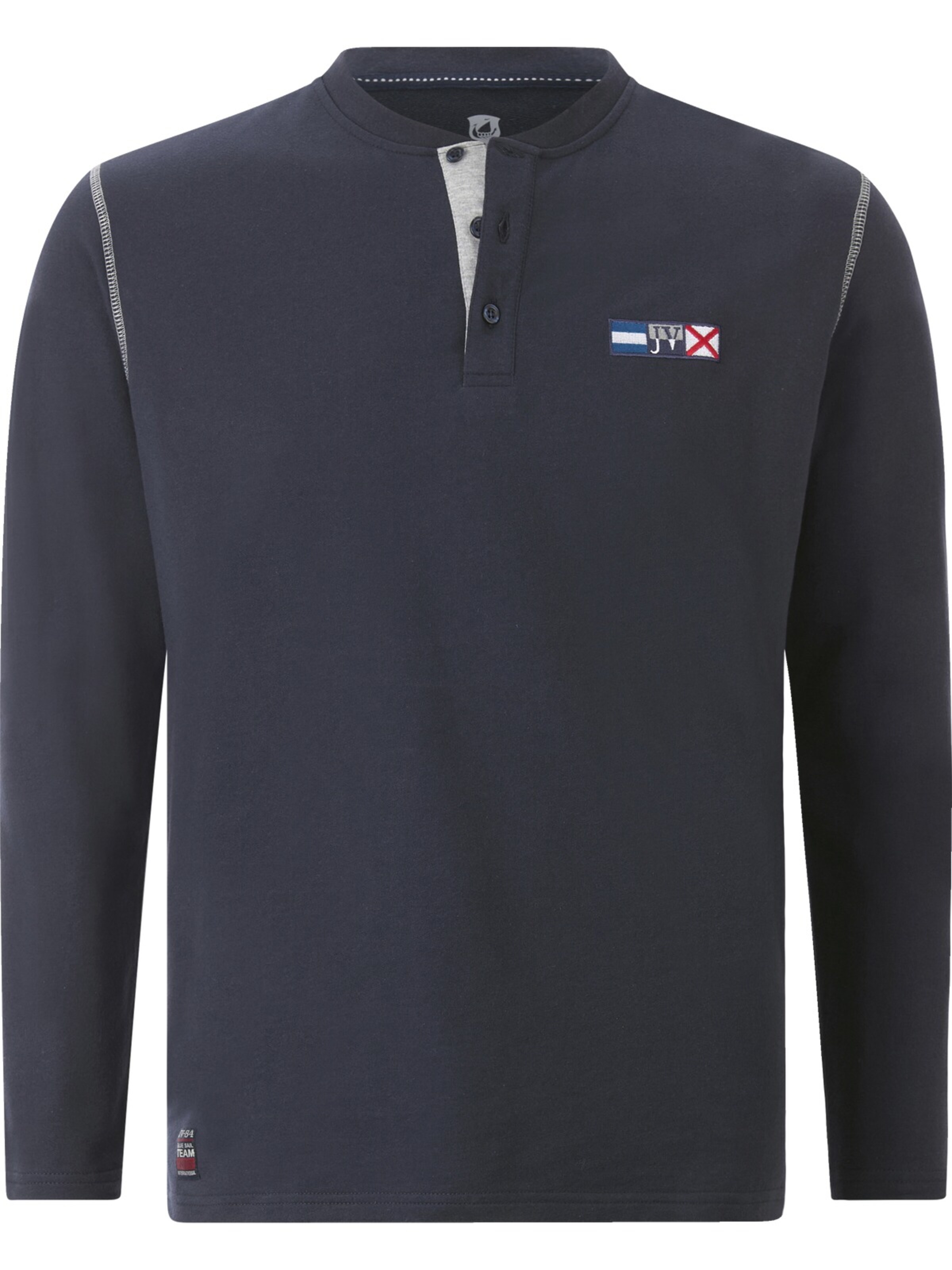 Jan Vanderstorm Sweatshirt 'Jornsen' in Blau: Vorderseite