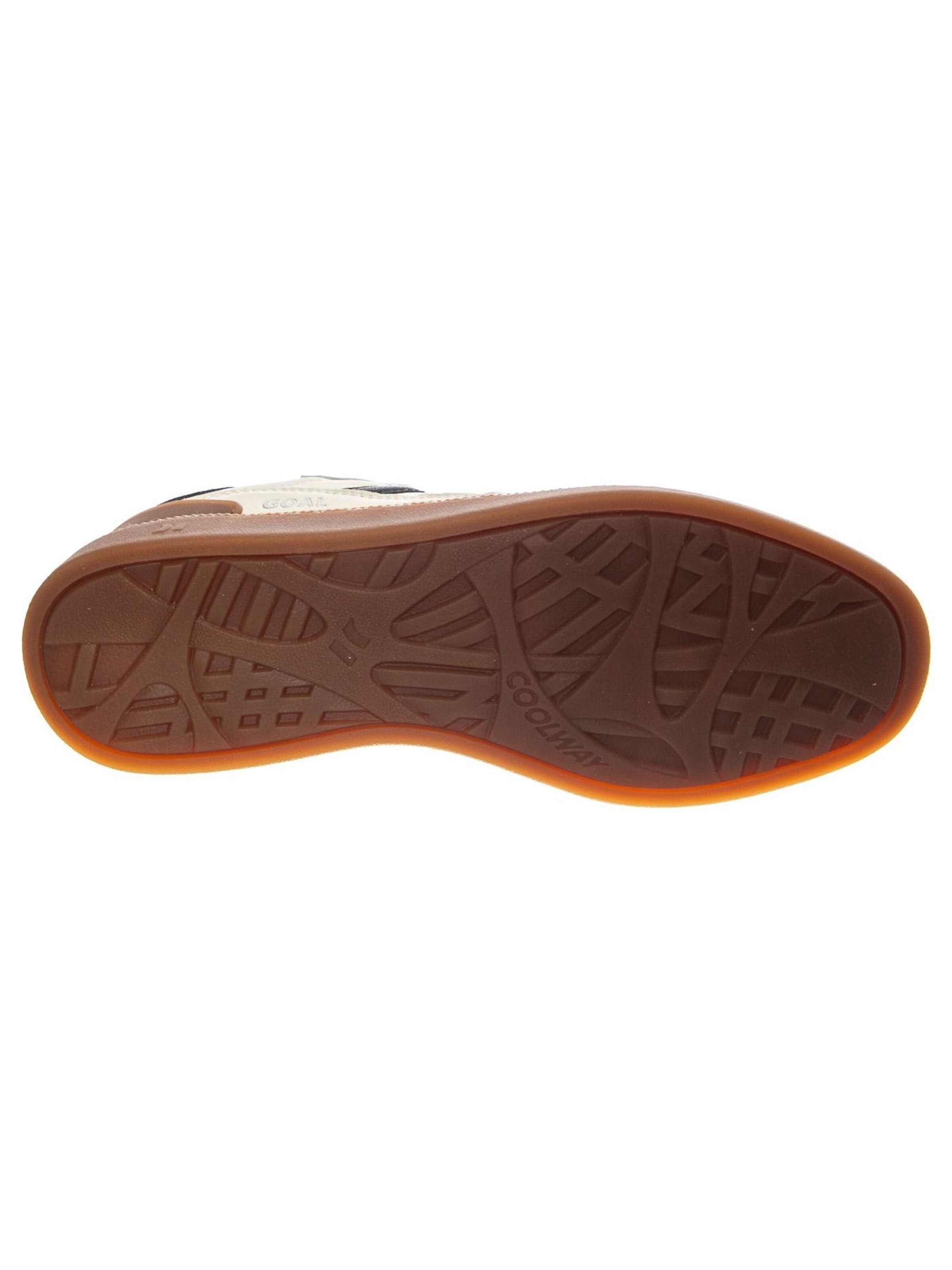 COOLWAY Sportieve veterschoen 'Goal Whs White Shoes' in Wit