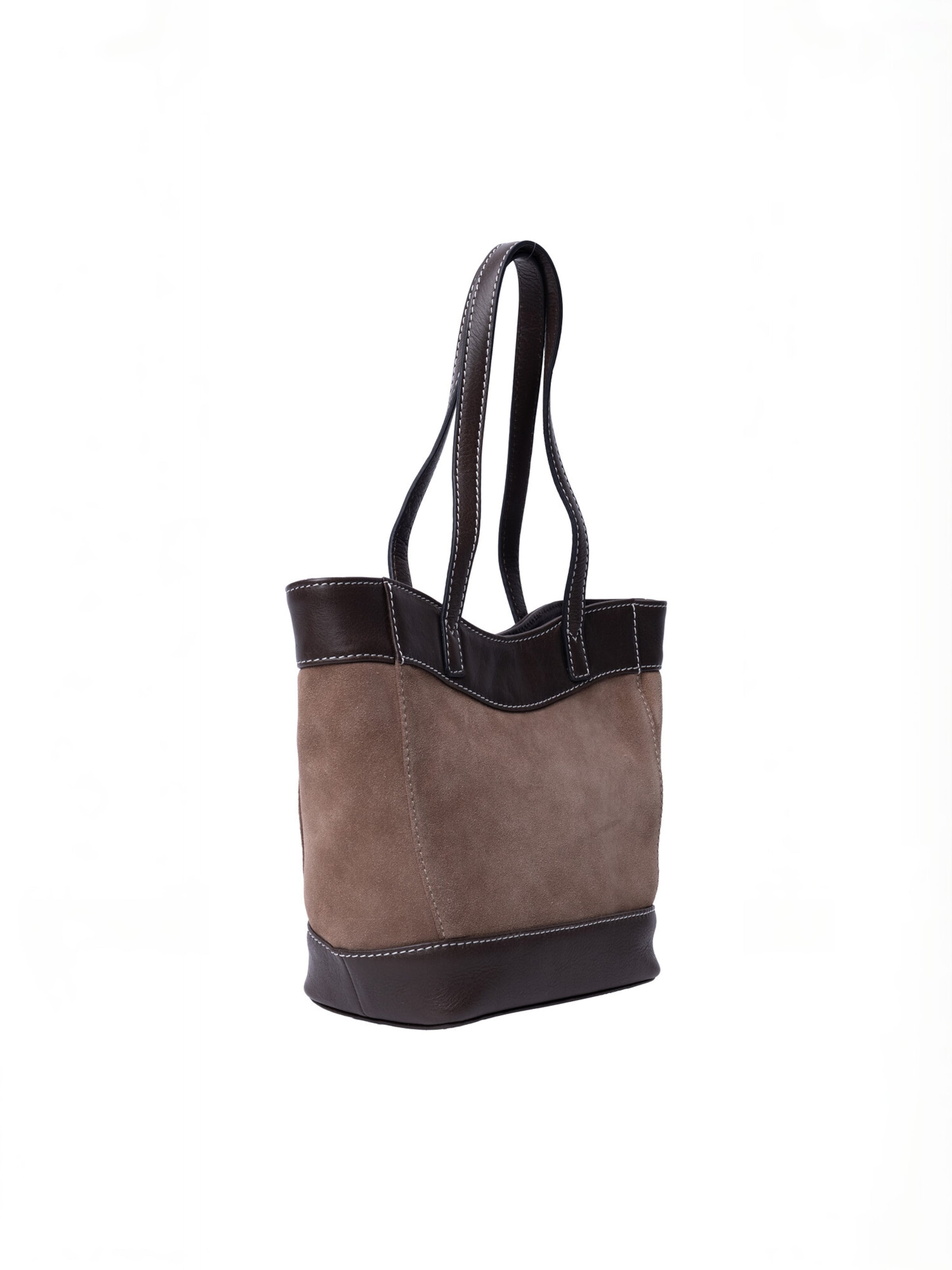 RE:DESIGNED Shopper ' Sol ' in Bruin: zijkant
