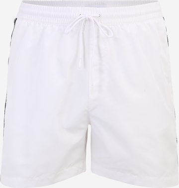 Calvin Klein Swimwear Badeshorts i hvit: forside