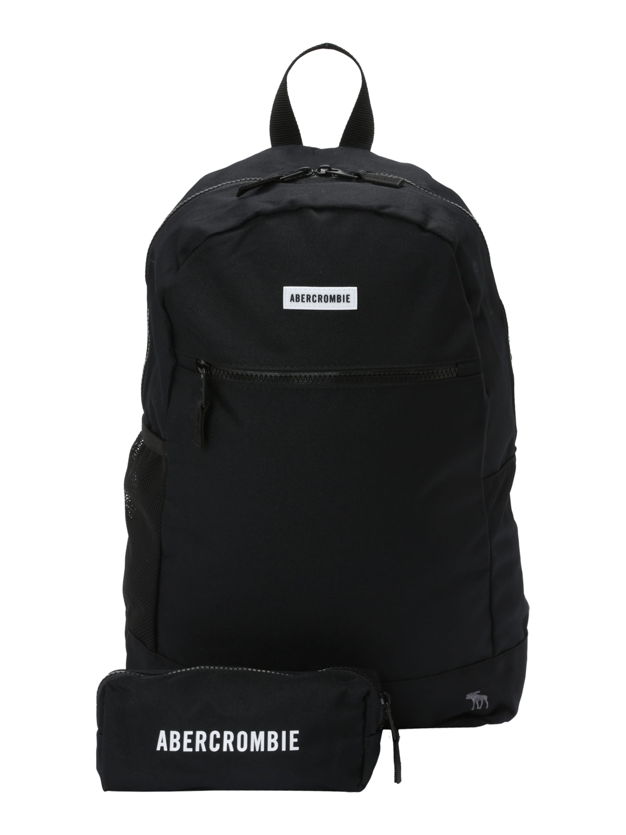 Sac à dos Abercrombie & Fitch en noir : devant