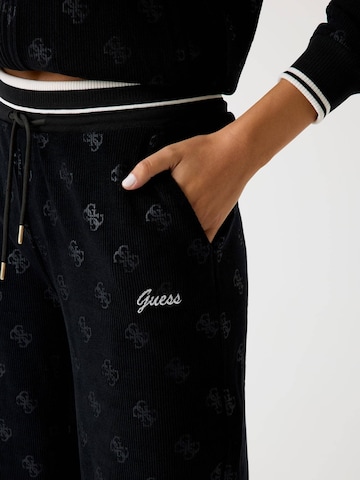 Wide Leg Pantalon GUESS en noir