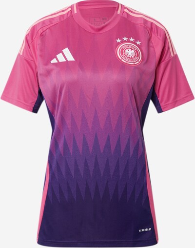 ADIDAS PERFORMANCE Fodboldtrøje 'DFB 24' i mørkelilla / lys pink / hvid, Produktvisning