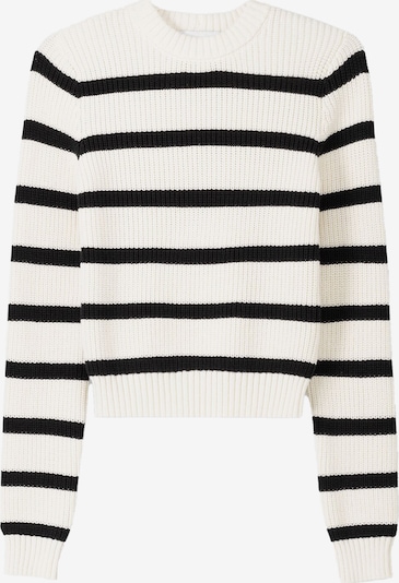 Bershka Pulover u crna / bijela, Pregled proizvoda