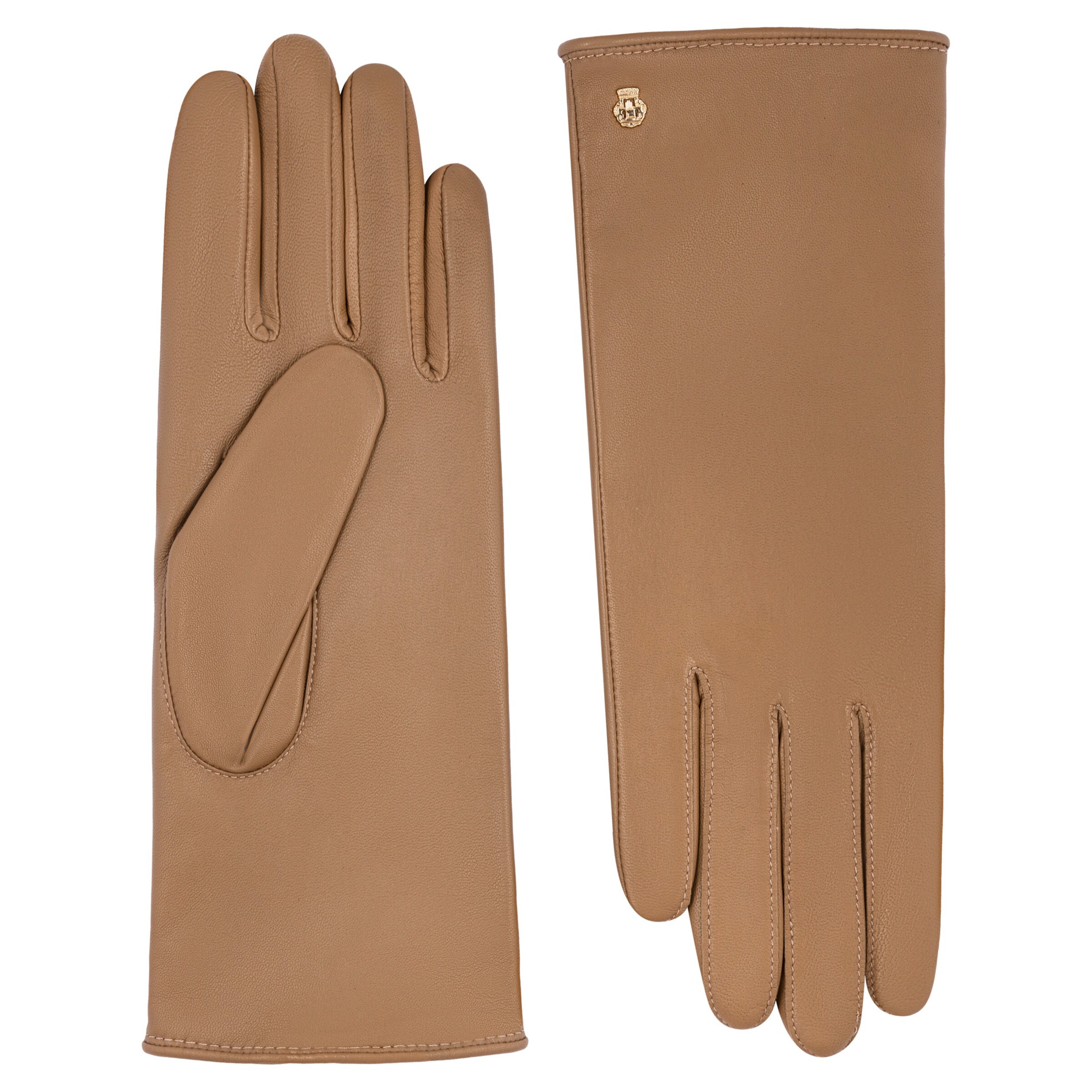 bēšs Roeckl Pirkstaiņi 'HAMBURG': no priekšpuses