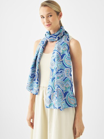 CODELLO Scarf in Blue: front