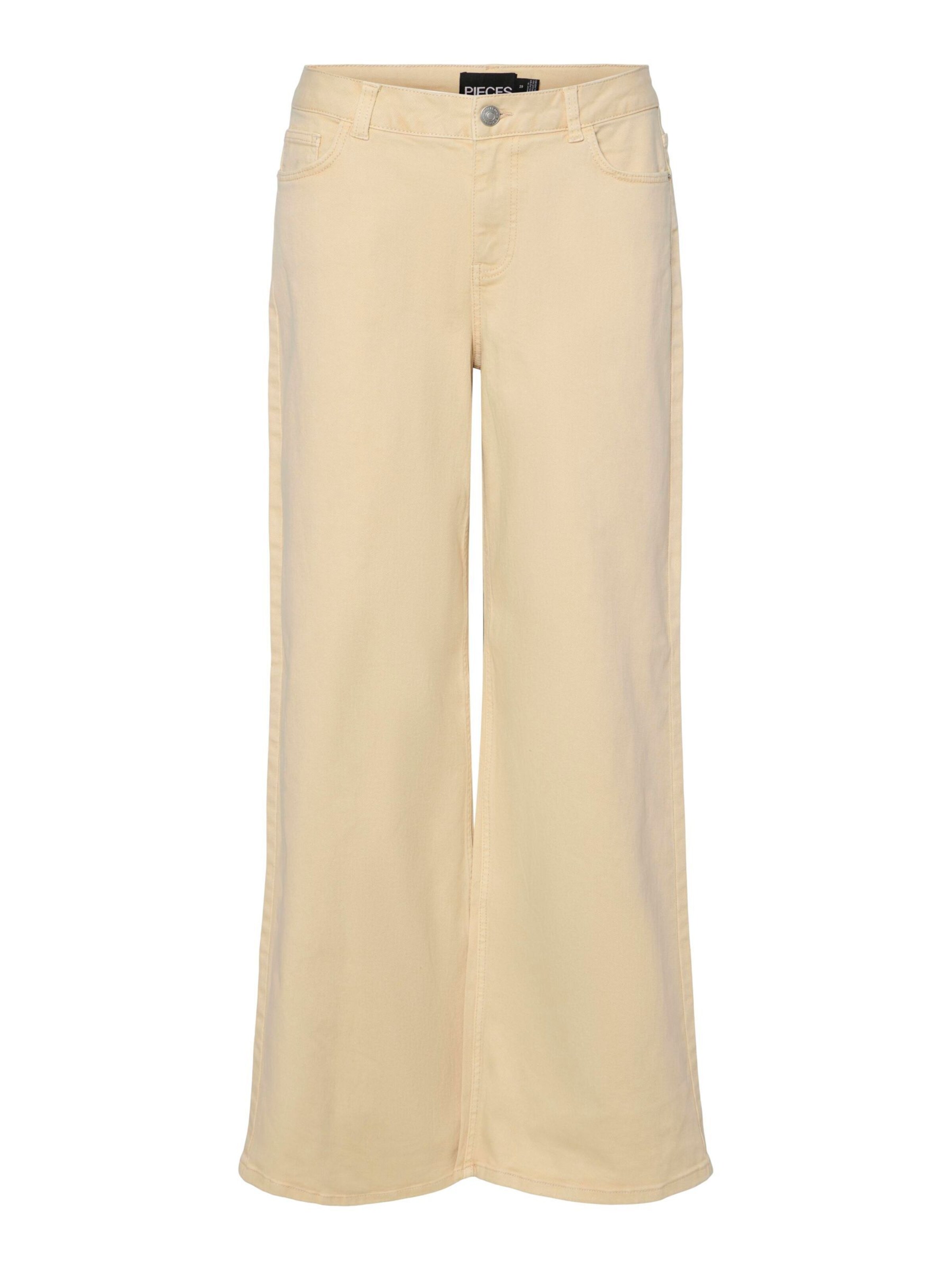 PIECES - Loosefit Vaquero 'PCTora' en beige: frente