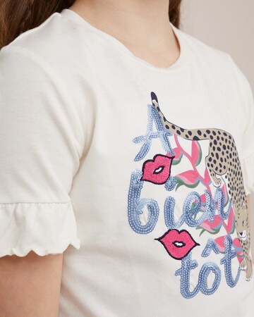 T-Shirt WE Fashion en blanc