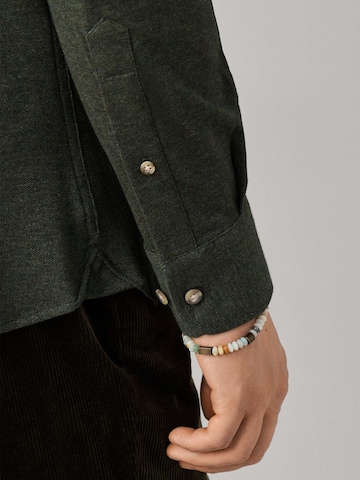 Hackett London Regular fit Button Up Shirt in Green