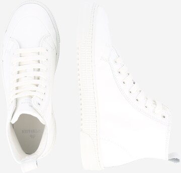 Copenhagen High-Top Sneakers in White