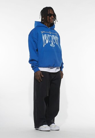 Lost Youth Sweatshirt 'Authentic' in Blauw