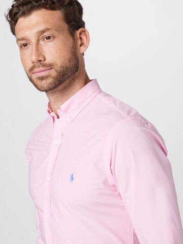 Polo Ralph Lauren Slim Fit Hemd in Pink