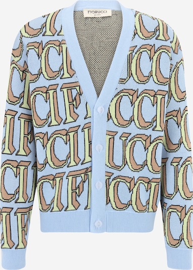 Fiorucci Cardigan en beige / bleu clair / marron, Vue avec produit