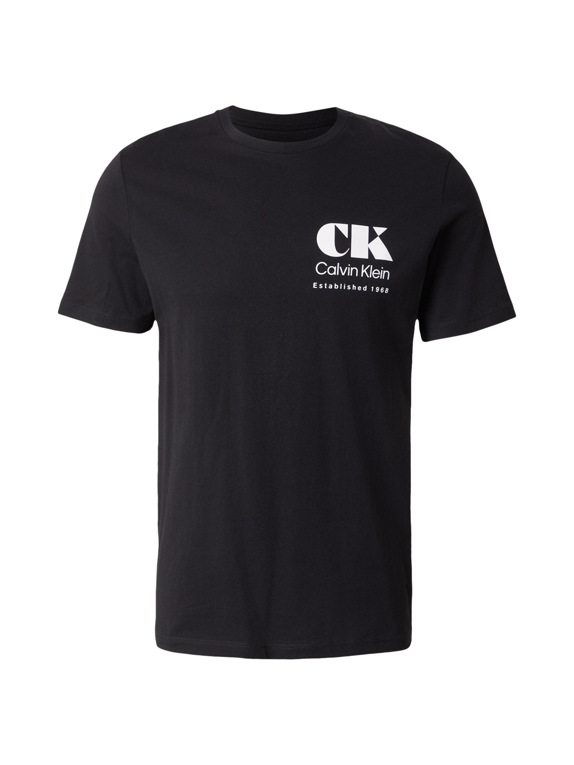 juoda Calvin Klein Jeans Marškinėliai: priekis