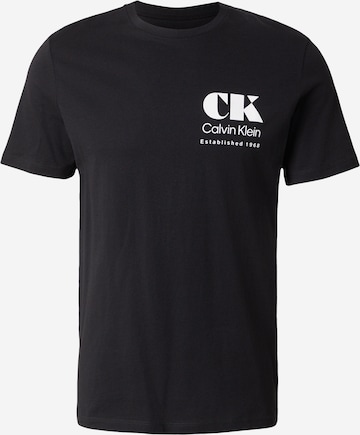 juoda Calvin Klein Jeans Marškinėliai: priekis