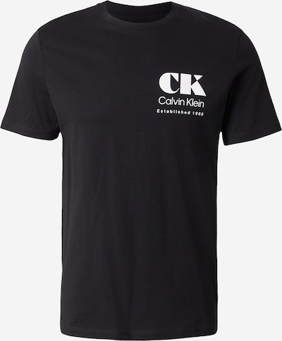 XXS dydžio Marškinėliai 'Logo Graphic' iš Calvin Klein Jeans, spalva – juoda / balta, Prekių apžvalga