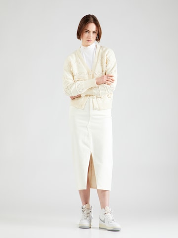 Jupe 'VERI' VERO MODA en blanc