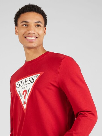 GUESS Sweatshirt 'AUDLEY' in Rood