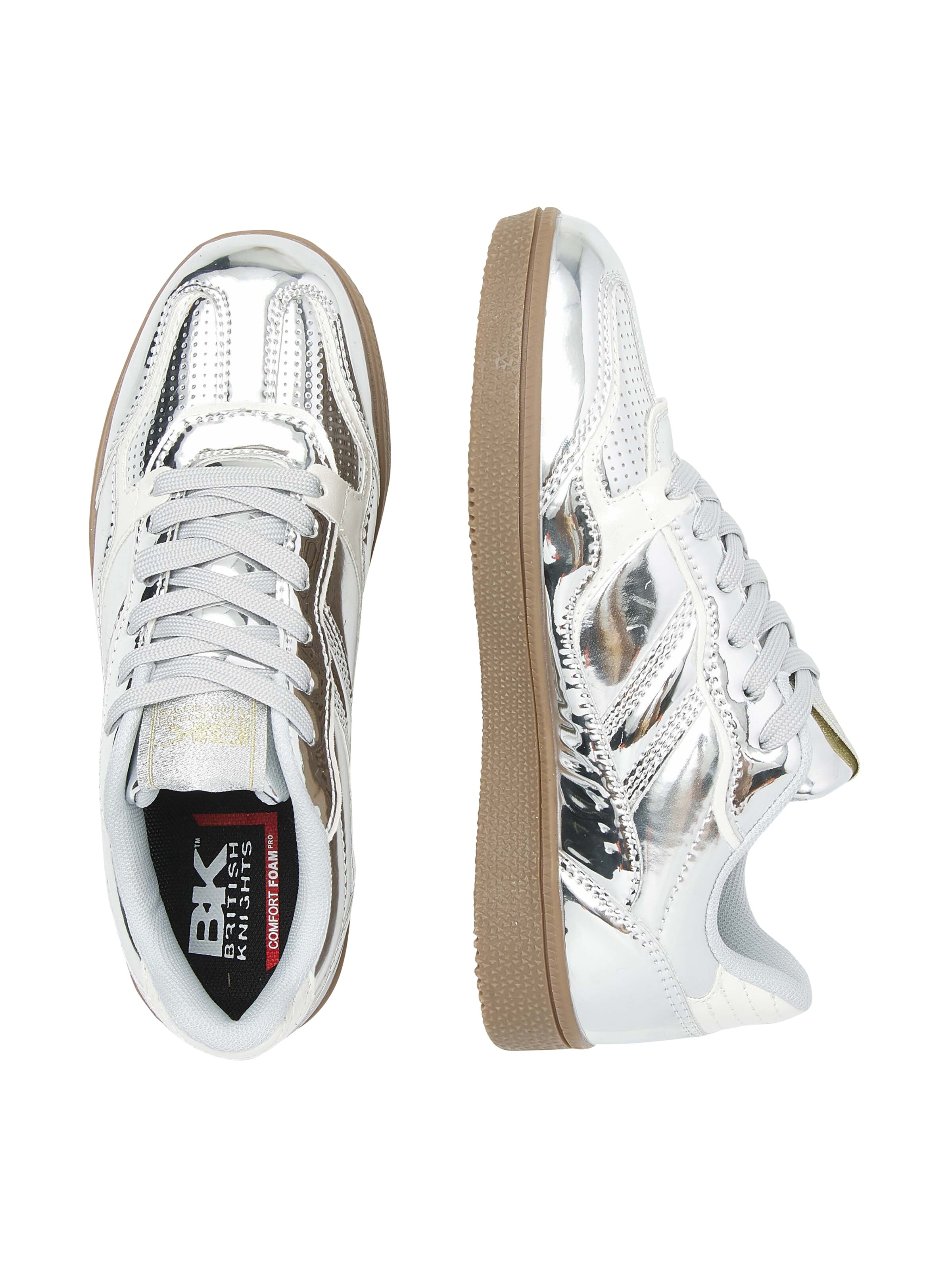 BRITISH KNIGHTS Sneakers ' CHARMIX ' in Silver