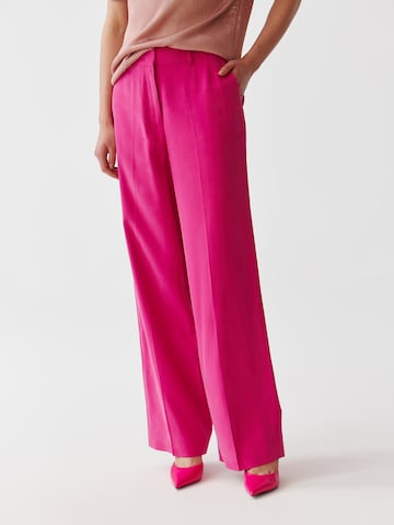 TATUUM Wide Leg Bukse 'MASDA 2' i rosa: forside