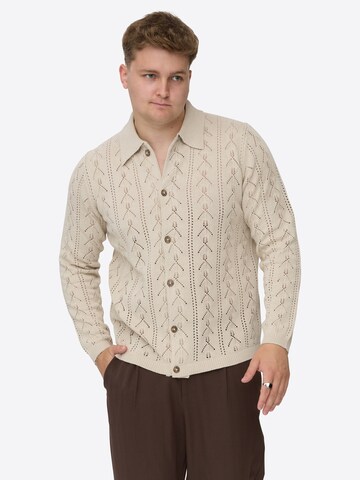 Dxnmxrk Trui 'DXFini' in Grijs: voorkant