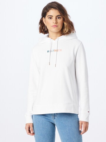 TOMMY HILFIGER Sweatshirt in Weiß: predná strana